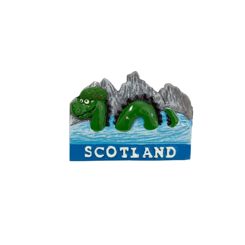 nessie scotland resin magnet