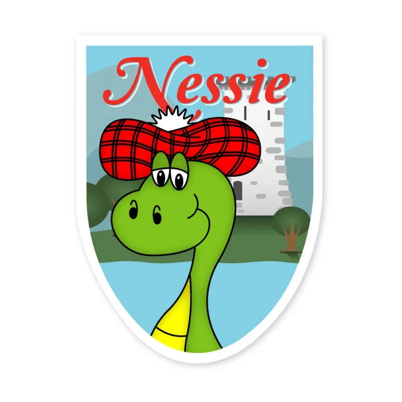 nessie waterproof decal sticker