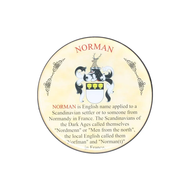 norman heraldic coasters