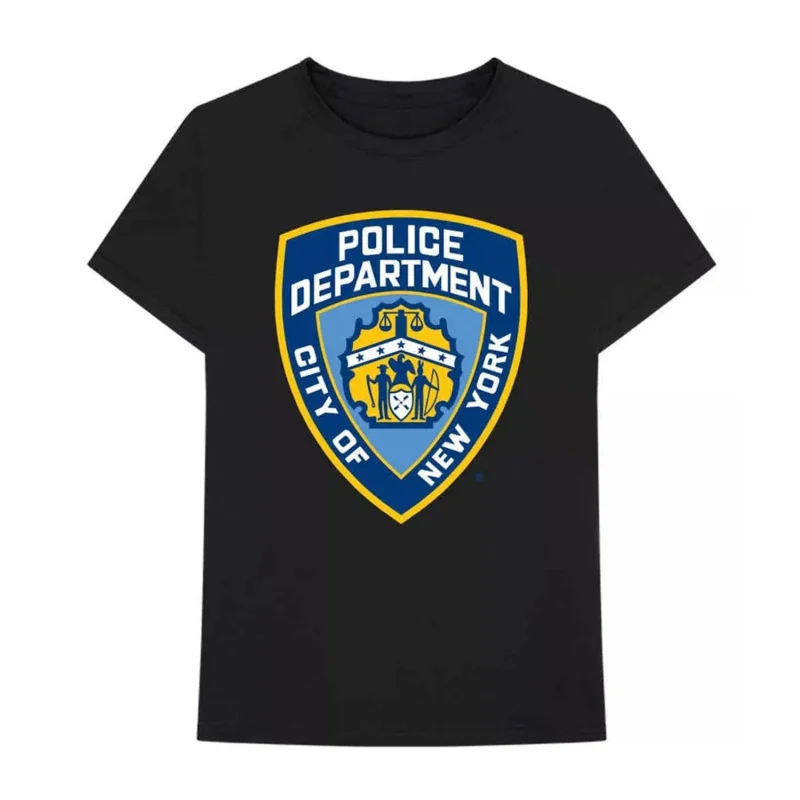 nyc police dept badge graphic tee