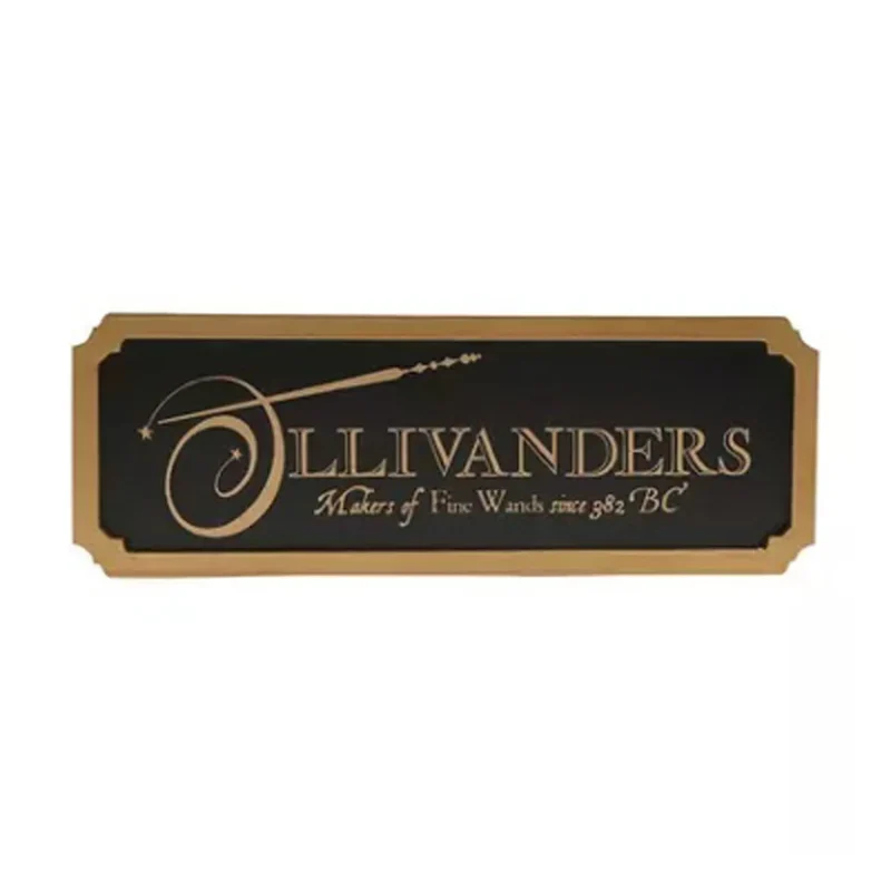 ollivanders wb hp alumni shop sign