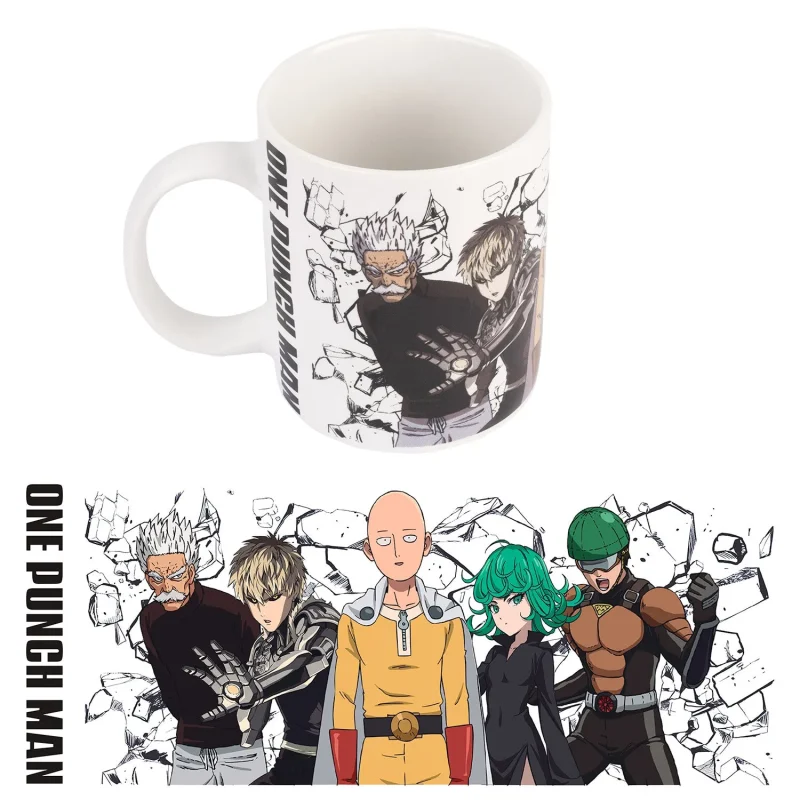 one punch man mug heroic design for fans