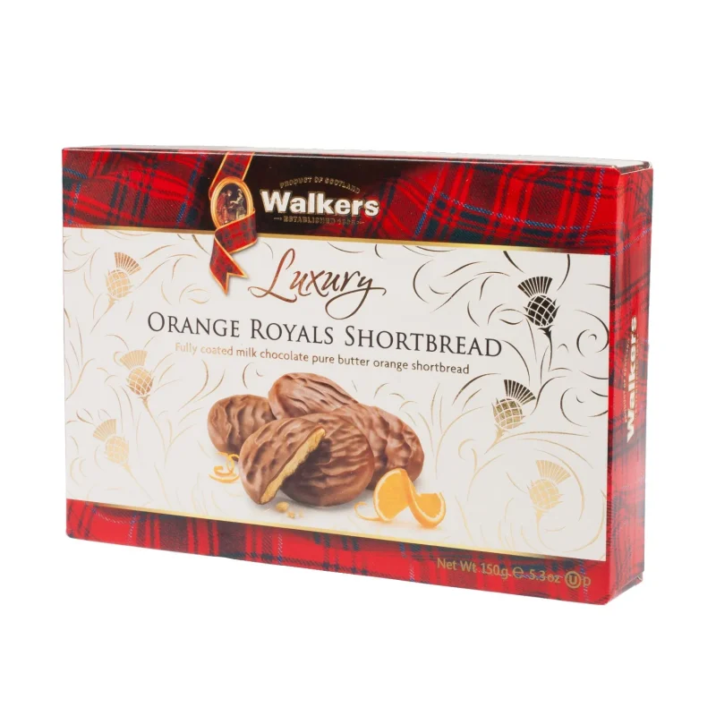 orange shortbread 150g walkers