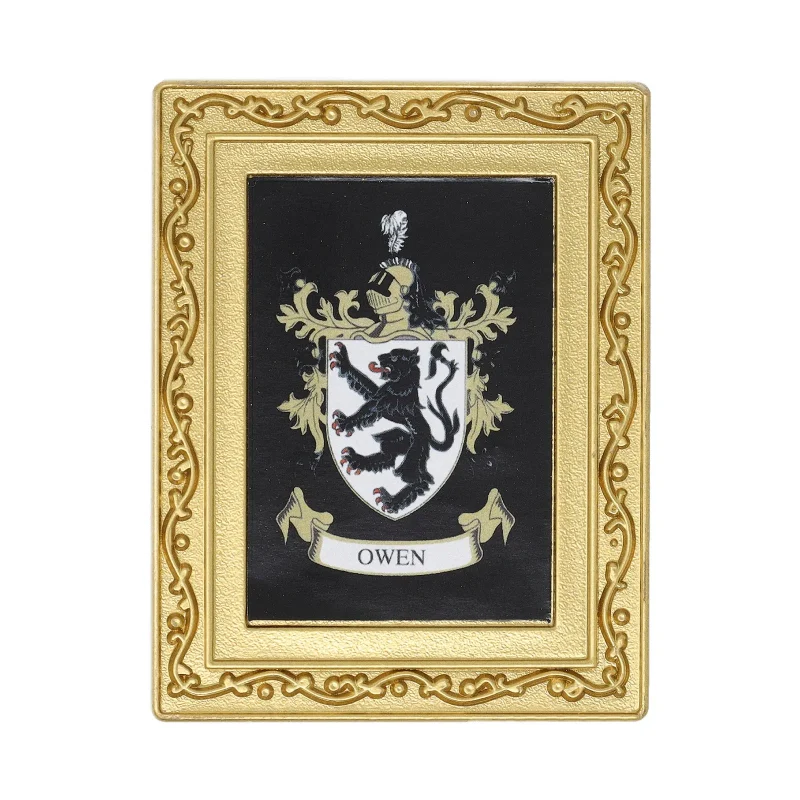 owen coat of arms fridge magnet