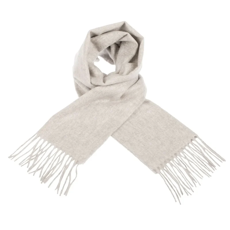 oyster grey cashmere scarf edinburgh