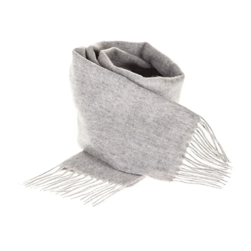 oyster grey lambswool scarf 100 premium edinburgh wool