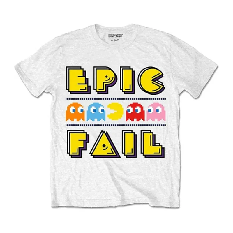 pacman epic fail graphic tee