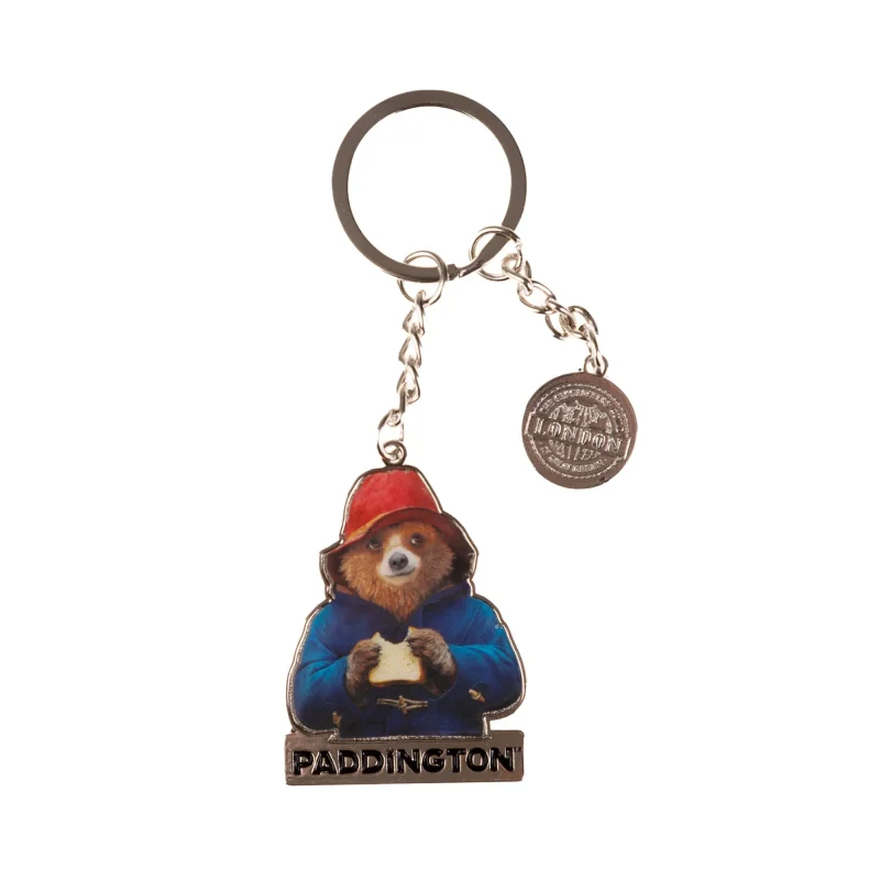 paddington bear metal keyring movie edition