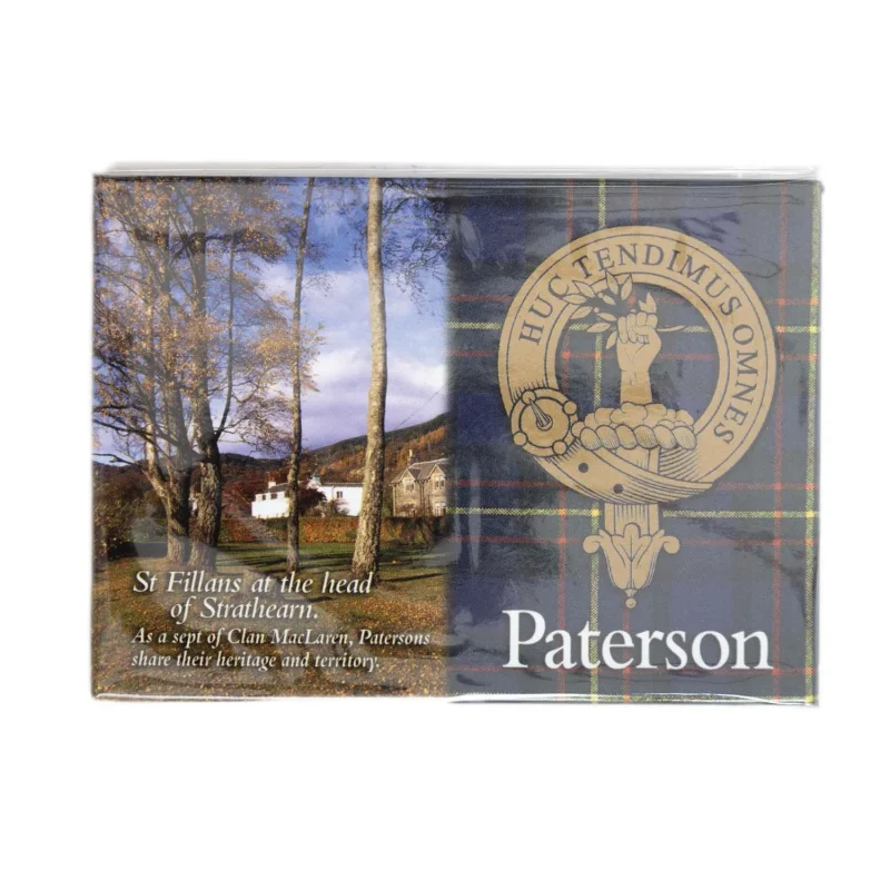 paterson clan family scenic magnet