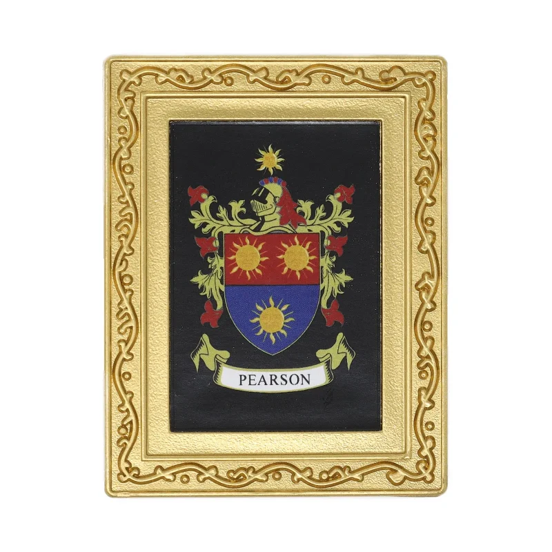 pearson coat of arms fridge magnet