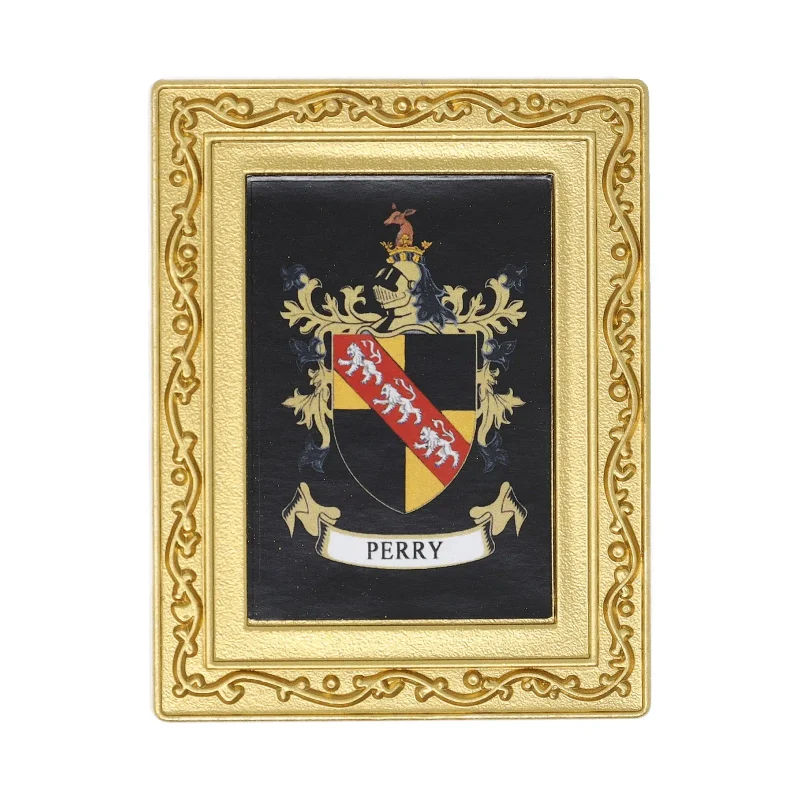 perry coat of arms fridge magnet