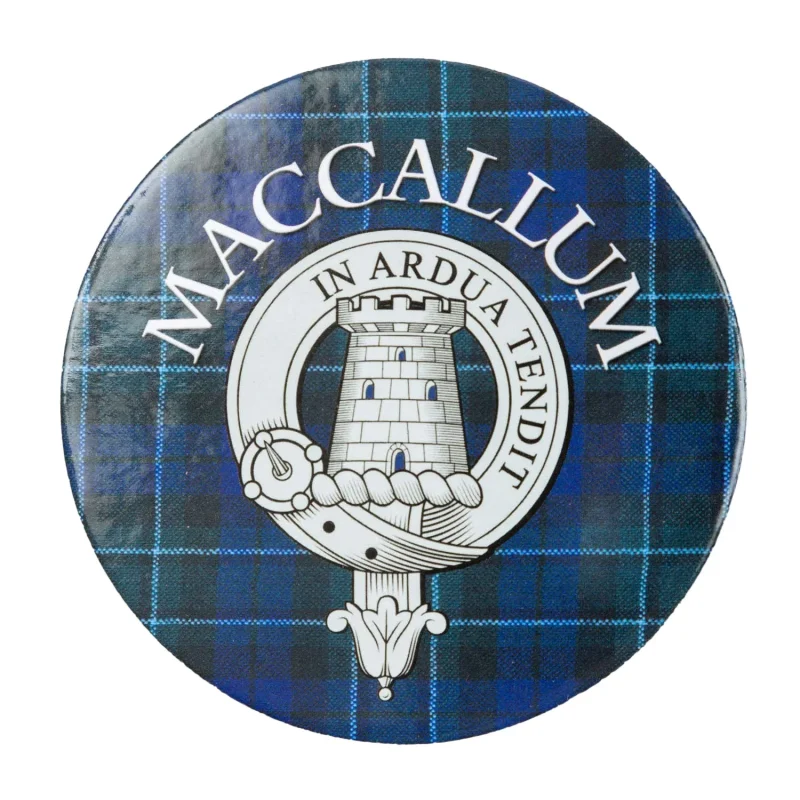 personalized clan name round cork coasters 2