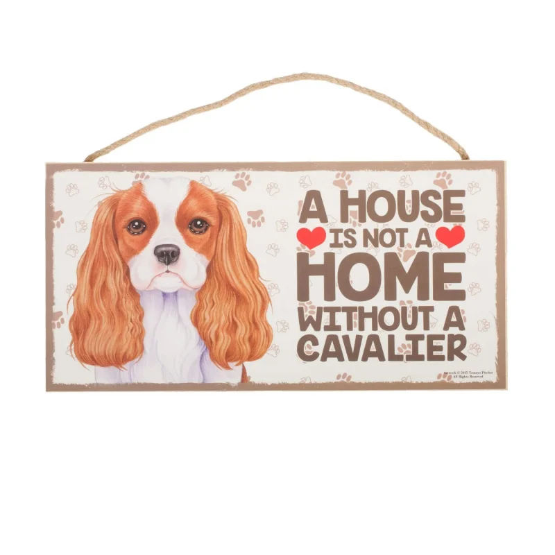 pet plaque for cavalier king charles spaniels