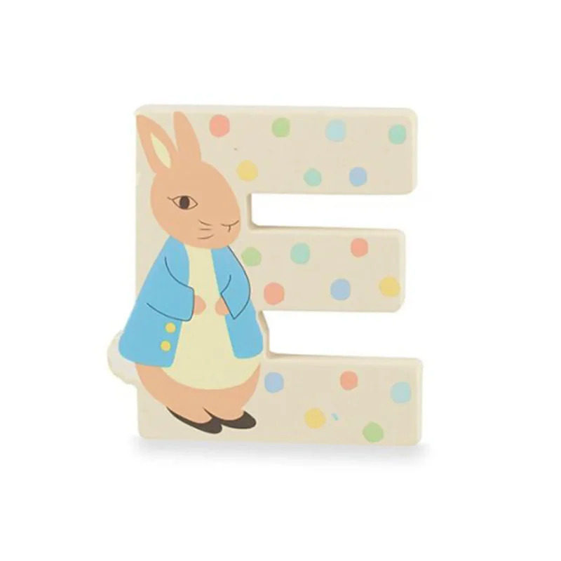 peter rabbit alphabet letter e