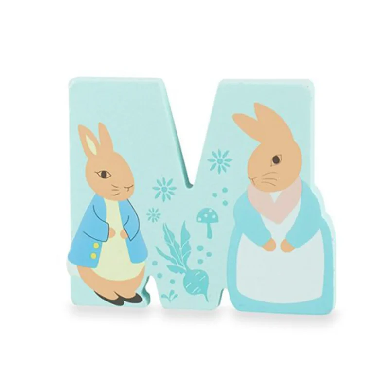 peter rabbit m letter alphabet craft