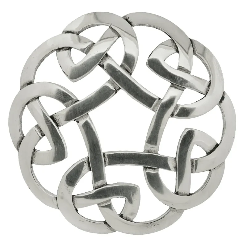 pewter art brooch sd247 elegant designer pin