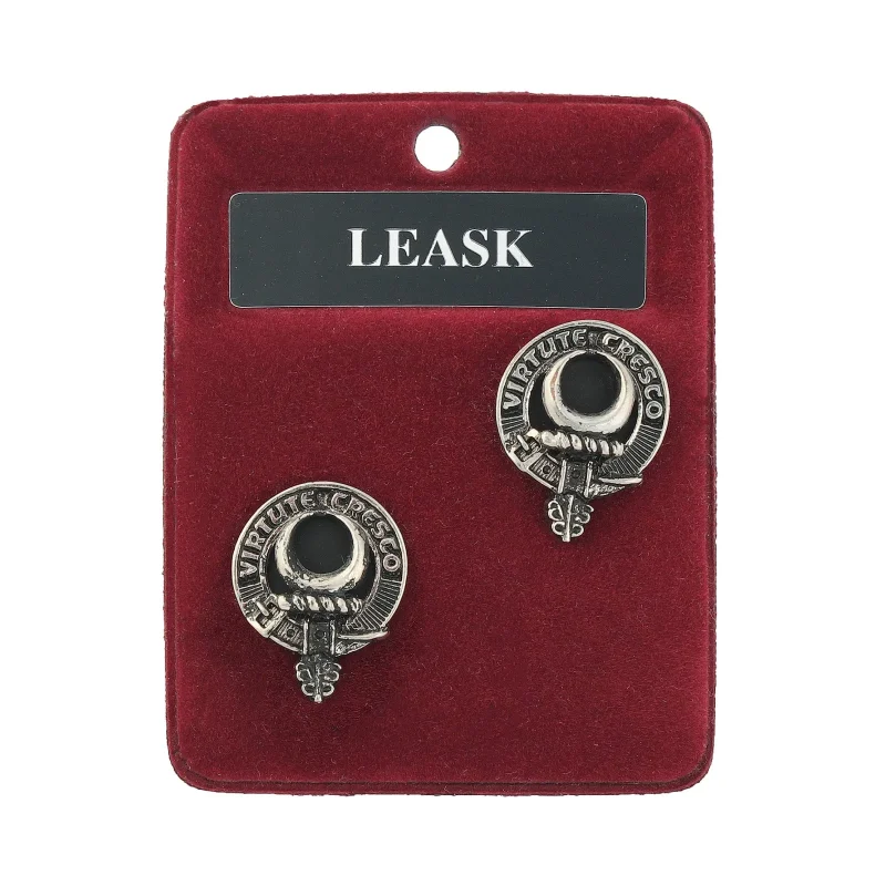 pewter art cufflinks by leask