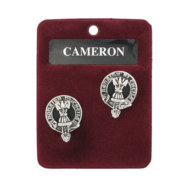 pewter art cufflinks cameron