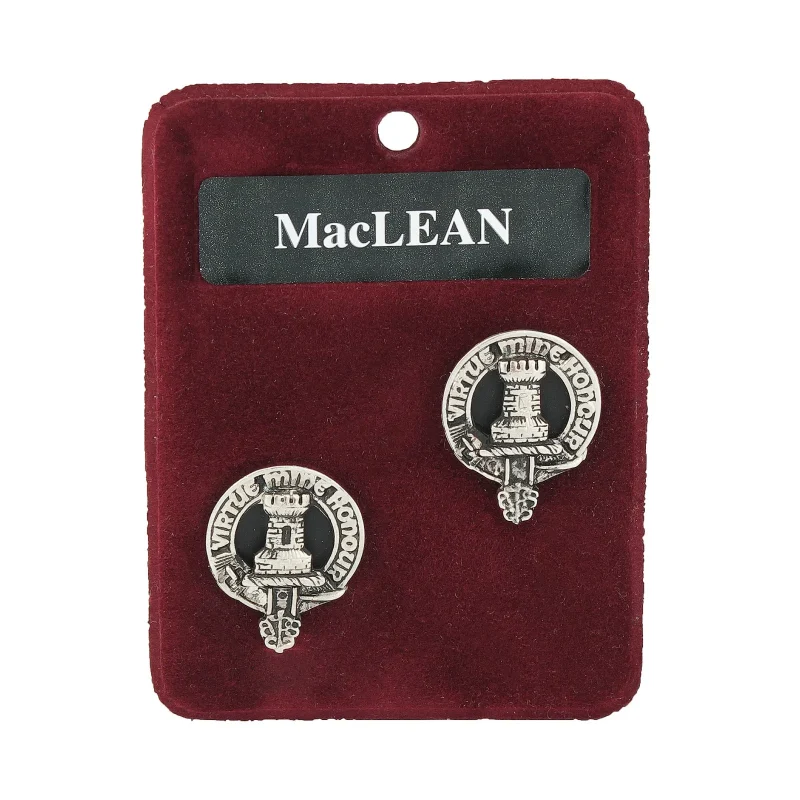 pewter art cufflinks maclean design