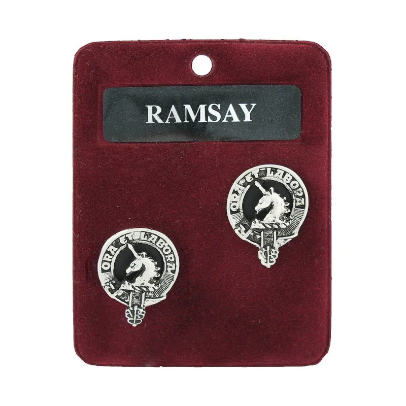 pewter art cufflinks ramsay design