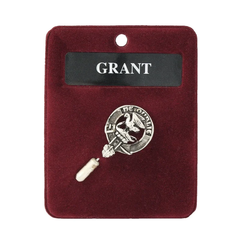 pewter art lapel pin grant design