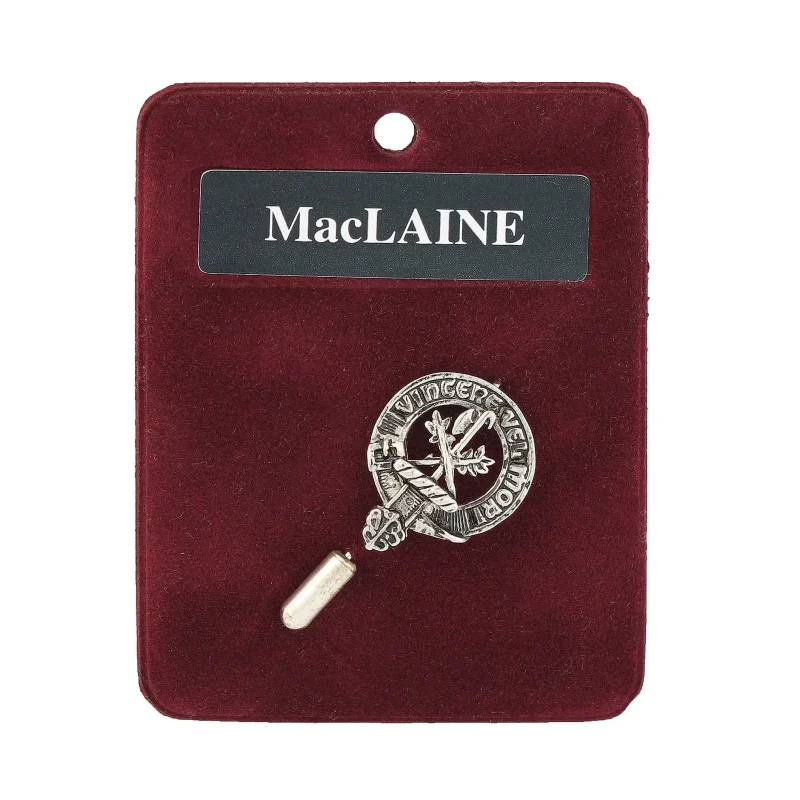 pewter art maclaine lapel pin