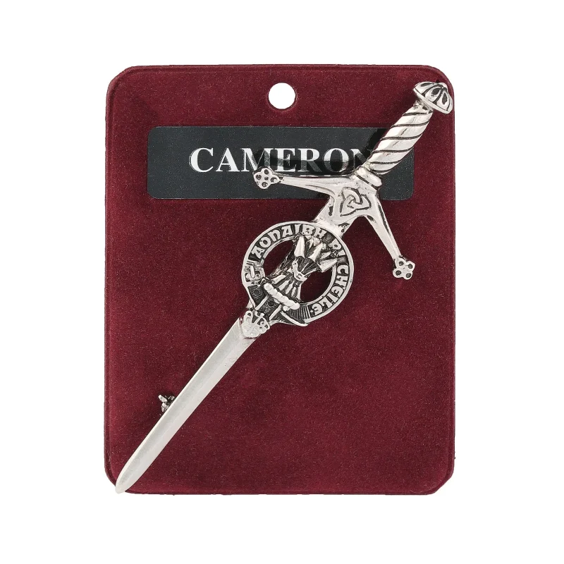 pewter cameron kilt pin artisan crafted