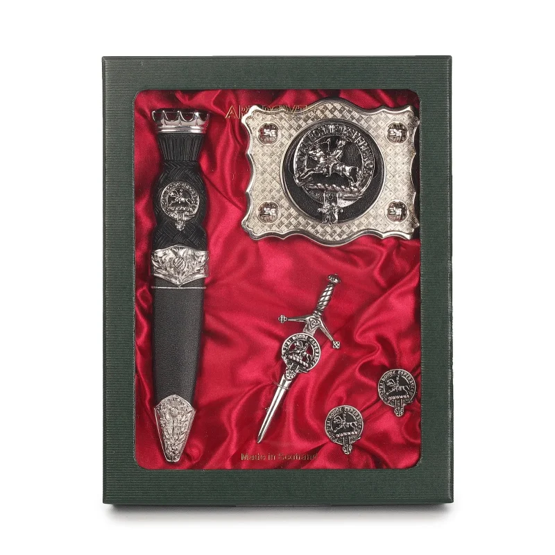 pewter clan crest set by art craig