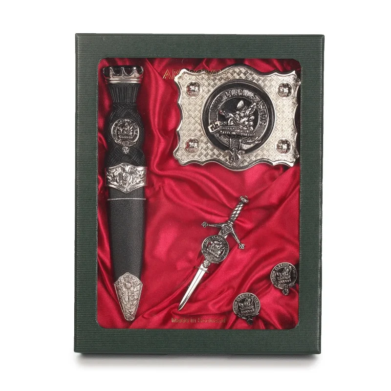 pewter clan set baillie highland heritage