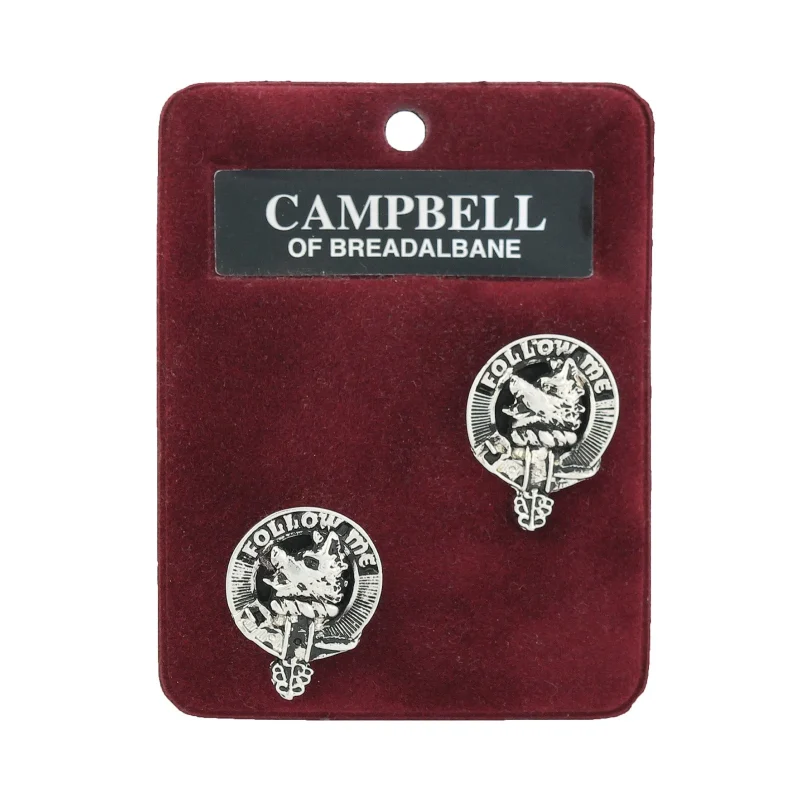 pewter cufflinks campbell of breadalbane