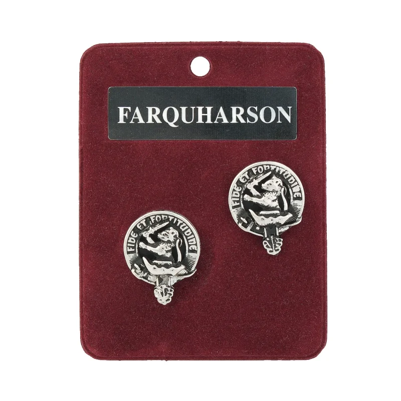 pewter farquharson cufflinks for men