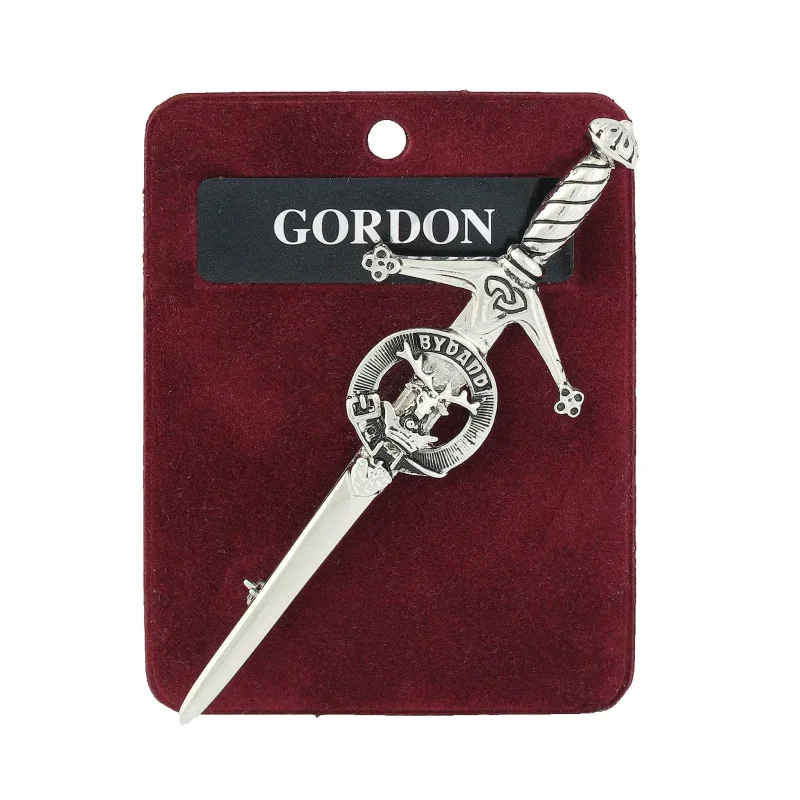 pewter gordon kilt pin artisan crafted