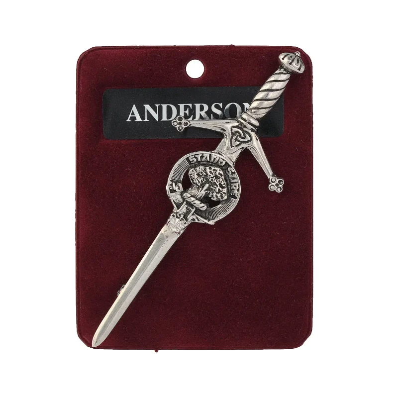 pewter kilt pin anderson collection