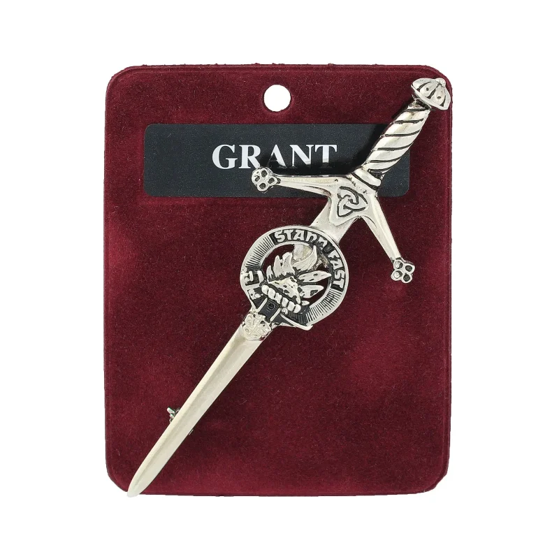 pewter kilt pin artisan grant design