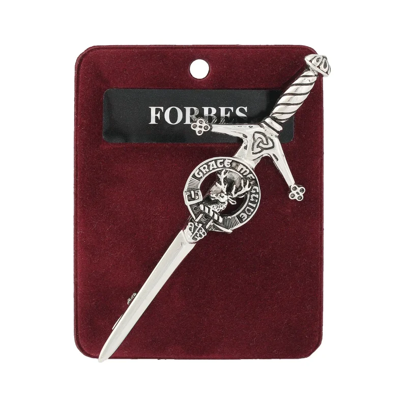 pewter kilt pin forbes design