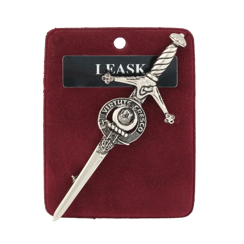 pewter kilt pin leask