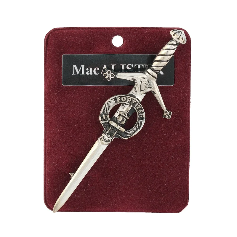 pewter kilt pin macalister art