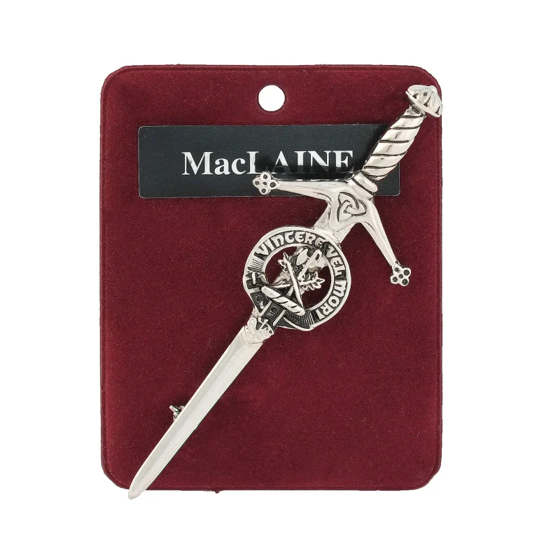 pewter kilt pin maclaine design