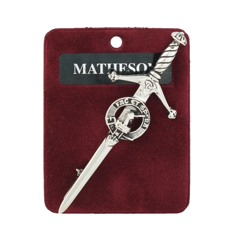 pewter kilt pin matheson heritage