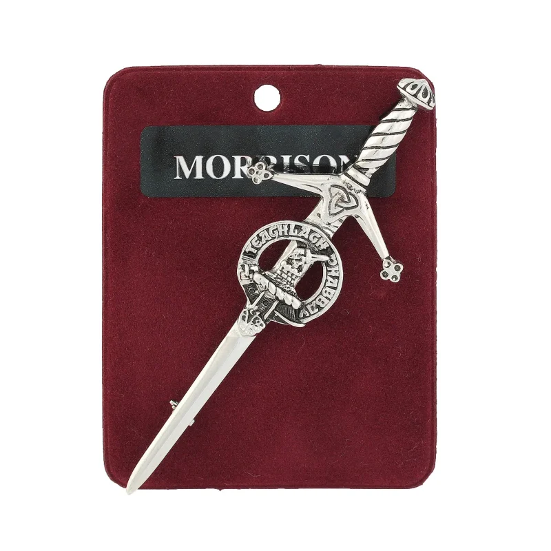 pewter kilt pin morrison scottish accent