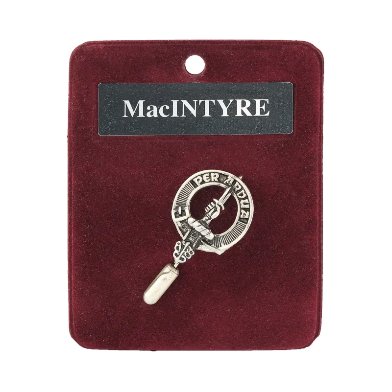 pewter lapel pin by art macintyre