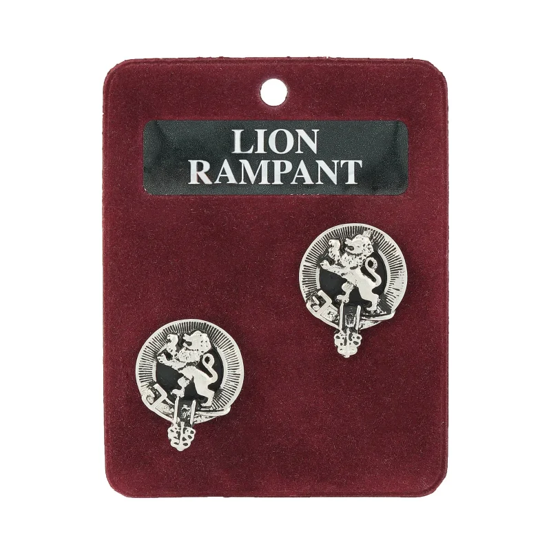 pewter lion rampant cufflinks