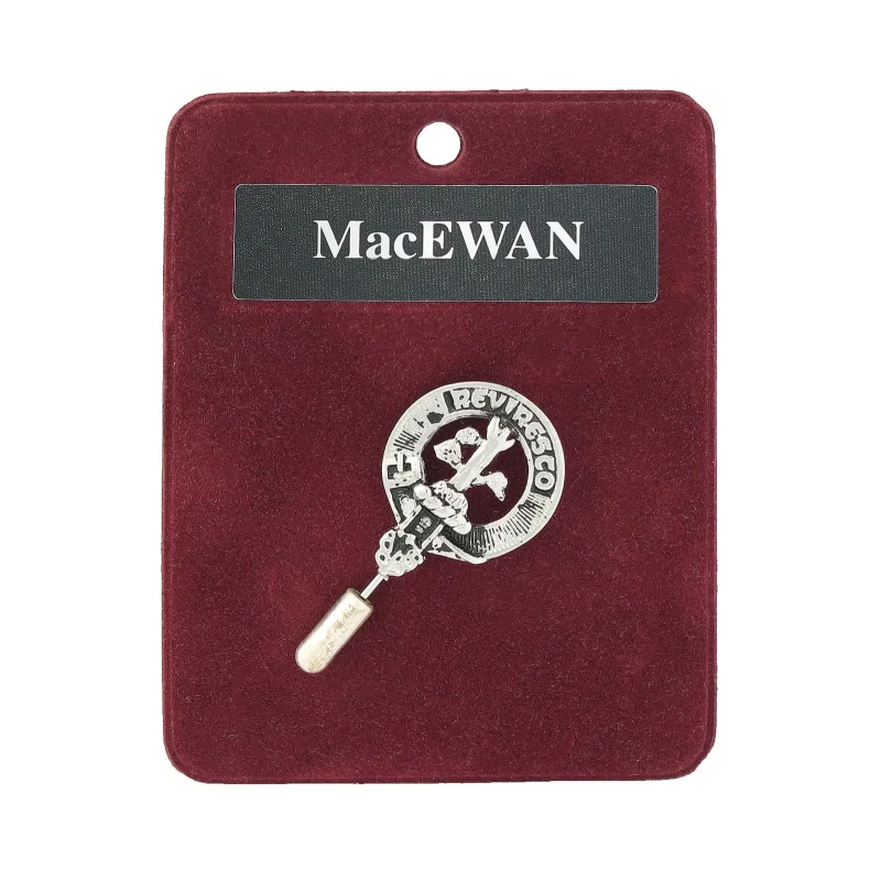 pewter macewan lapel pin