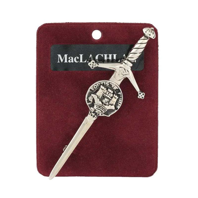 pewter maclachlan kilt pin artisan crafted