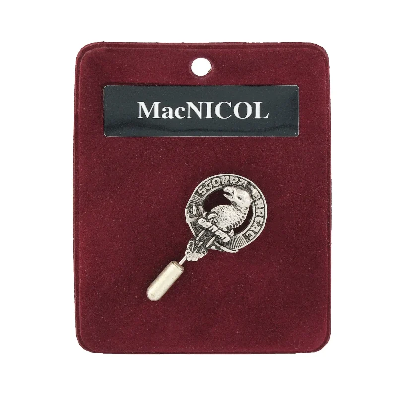 pewter macnicol art lapel pin