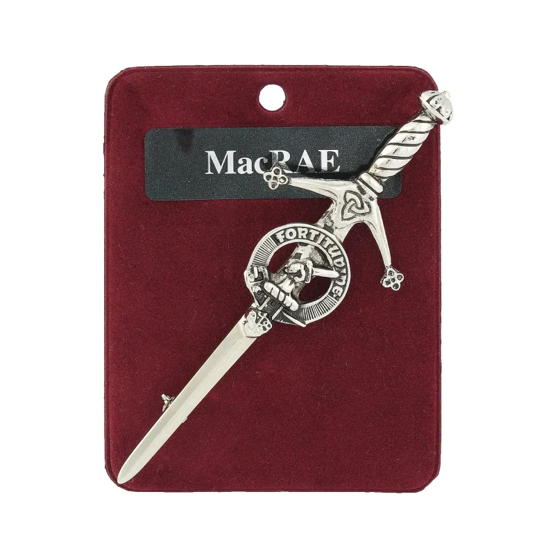 pewter macrae kilt pin celtic art