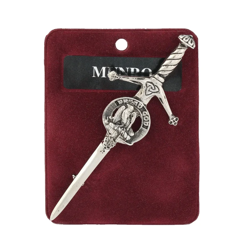 pewter munro kilt pin for scottish heritage