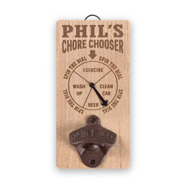 phil s chore chooser bottle opener