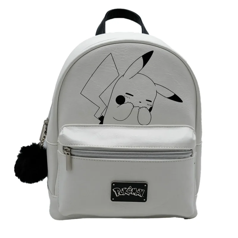 pikachu pokemon backpack 28cm white