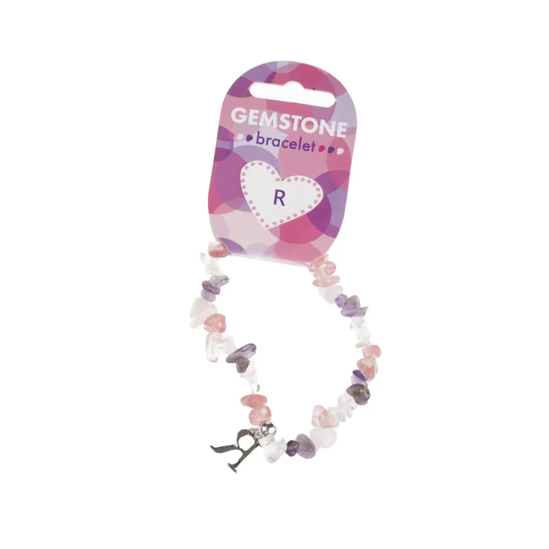 pink gemstone bracelet r